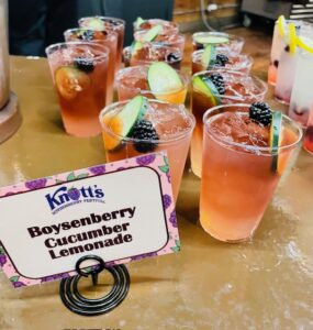 Boysenberry Cucumber Lemonade. Photo Jill Weinlein